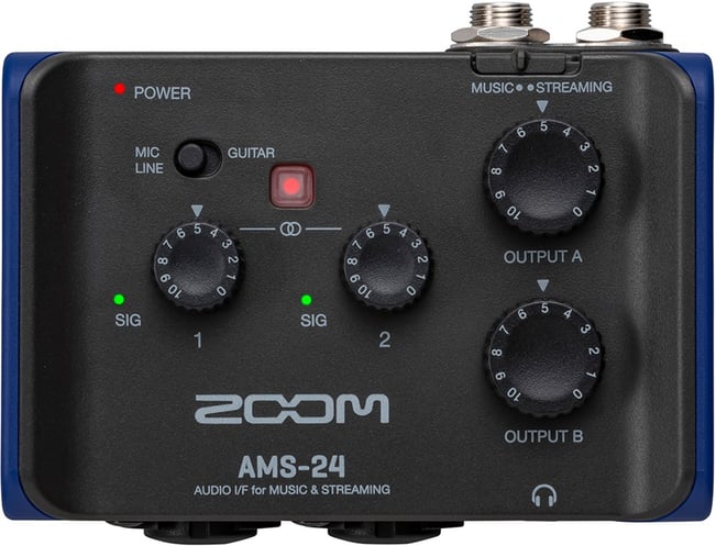 Zoom AMS-24 2-In/4-Out USB Audio Interface
