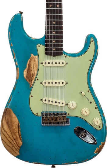 Fender Custom Shop 1963 Stratocaster Super Heavy Relic, Tao Turquoise