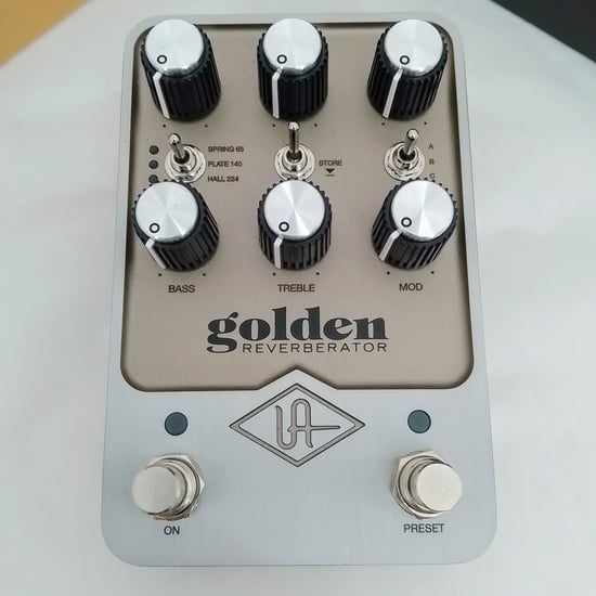 Universal Audio UAFX Golden Reverberator Pedal, Nearly New