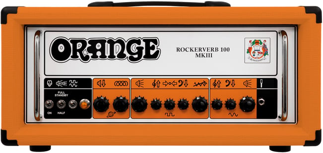Orange RK100H Rockerverb 100W Head, Orange