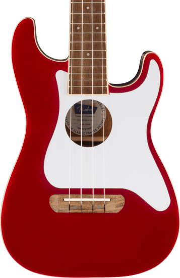 Fender Fullerton Strat Uke, Candy Apple Red