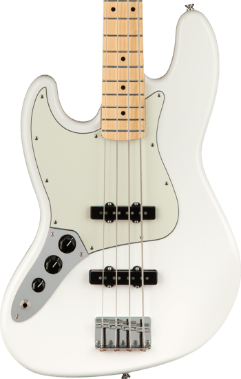 Fender Player Jazz Bass Left Hand ﻿Polar White Maple