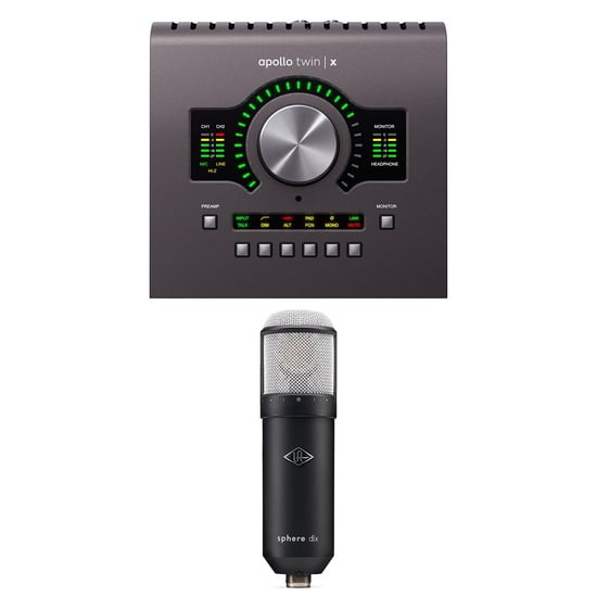 Universal Audio Apollo Twin X HE DUO and Sphere DLX Modelling Microphone Bundle