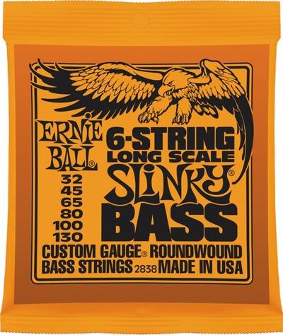 Ernie Ball 2838 6-String Slinky Bass, 32-130