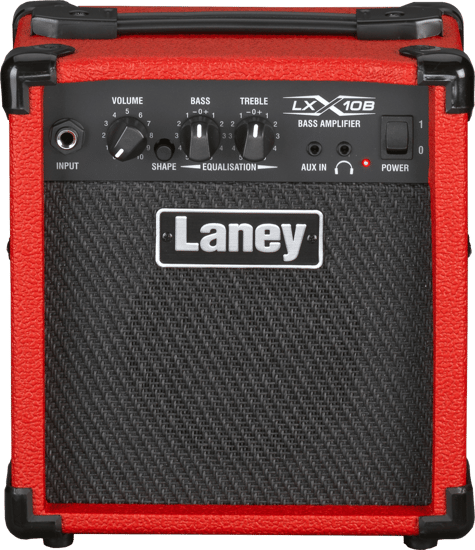 Laney LX10B Practice Bass Combo, Red