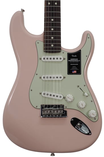 Fender Limited Edition American Professional II Classic Colour Stratocaster, Shell Pink