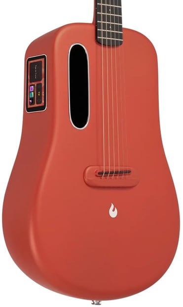 Lava ME 3 Electro Acoustic Guitar Red