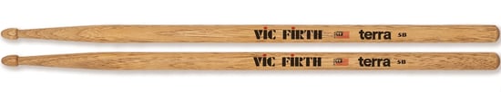 Vic Firth American Classic Terra Series 5B Wood Tip Drumsticks 