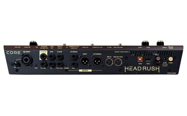 HeadRush Core Guitar FX and Vocal Pedal Back