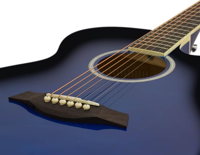 Tiger ACG3 Acoustic Guitar Blue 2