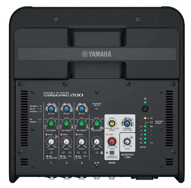 Yamaha Stagepas 200 Portable PA System Top