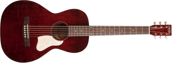 Art & Lutherie Roadhouse Parlor Electro Acoustic, Tennessee Red