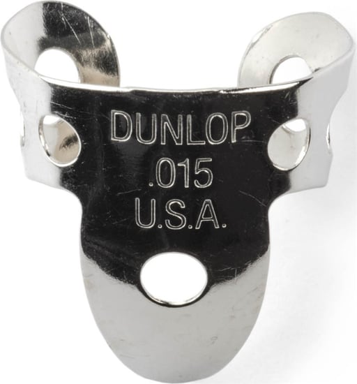 Dunlop 33P Nickel Silver Finger/Thumb Pick, .015mm, 5 Pack