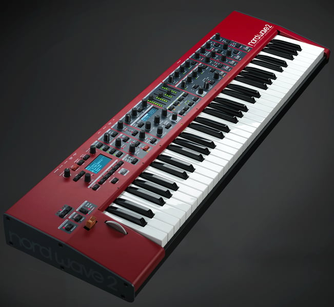 Nord Wave 2 Synthesizer, slant view