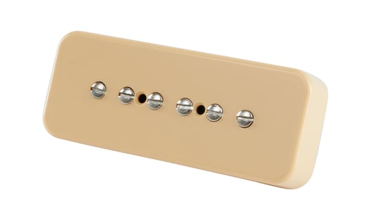 Gibson P-90 Soapbar Cream cover, 2-conductor, Potted, 8k, Alnico 5