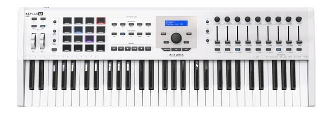Arturia Keylab MKII 61 Controller Keyboard (White)
