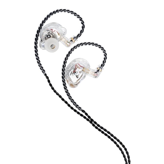 Stagg SPM-235 Dual Driver In Ear-Monitoring Headphones, Clear