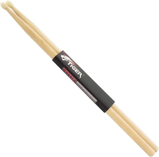 Tiger TDA86-5A 5A Nylon Tip Maple Drumsticks