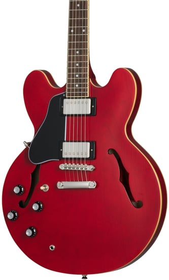 Epiphone Inspired by Gibson ES-335, Cherry, Left Handed