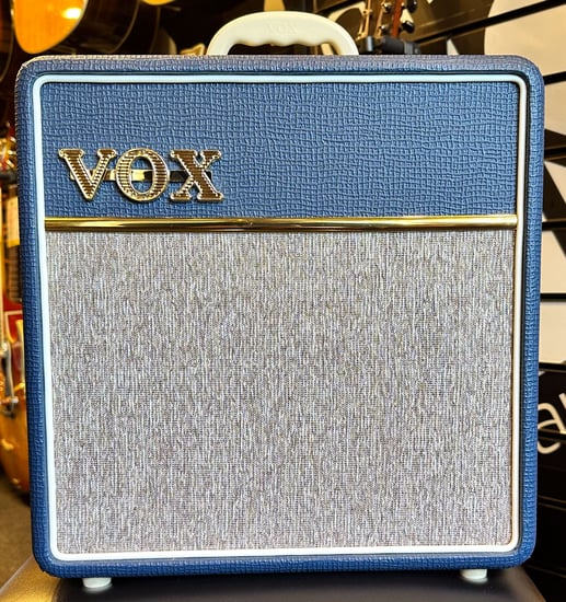 Vox AC4C1 Custom 4W 1x10 Mini Combo, Blue, Second-Hand