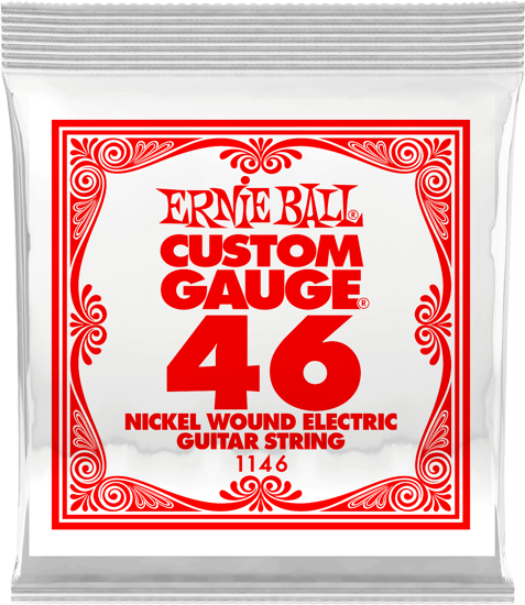 Ernie Ball 1146 Nickel Wound Electric Single String, 46