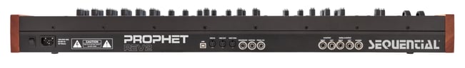 Sequential Prophet Rev2 16v Rear Panel View