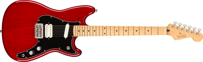 Fender Duo-Sonic HS Maple, Crimson Red Transparent