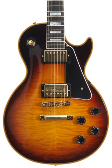 Gibson Custom Made 2 Measure Les Paul Custom Figured, Bourbon Burst
