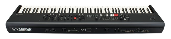 Yamaha YC88 Drawbar Organ, back above view