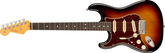 Fender American Professional II Stratocaster, Rosewood Fingerboard, 3 Tone Sunburst, Left Handed