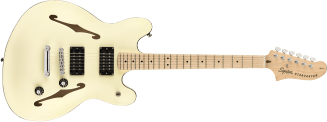 Squier Affinity Starcaster Olympic White