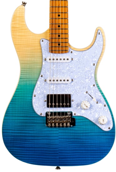 JET Guitars JS-450 HSS, Trans Blue