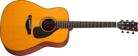 Yamaha FG5 Red Label Dreadnought Acoustic, Made in Japan