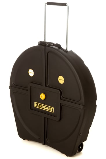 Hardcase Standard 12 Cymbal Case 24in, Black