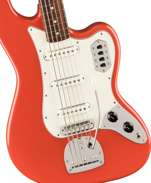 Fender Vintera II 60s Bass VI Red Tilt 2