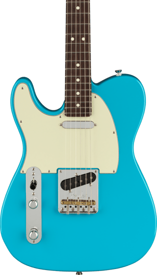 Fender American Professional II Telecaster, Rosewood Fingerboard, Miami Blue, Left Handed