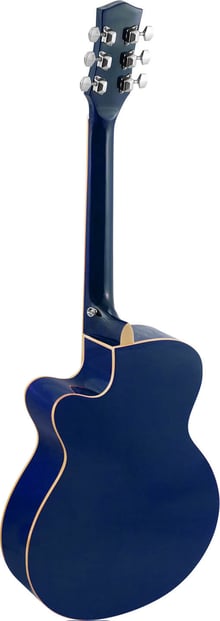 Tiger ACG1 Acoustic Guitar 3/4 Size Blue 5