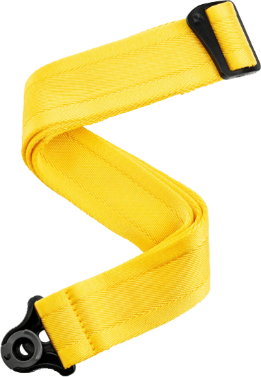 D'Addario 50BAL07 Auto Lock Strap, Mellow Yellow