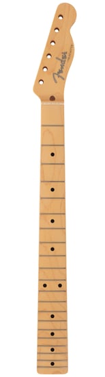 Fender Made in Japan Traditional II 50's Telecaster Neck, 21 Vintage Frets, 9.5in Radius, U Shape, Maple