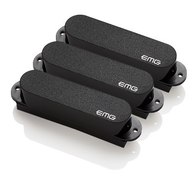 EMG S-SET Active Single Coil Pickup Set, Black
