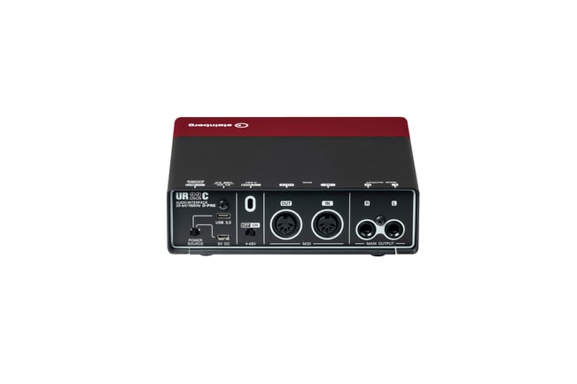 Steinberg UR22C USB 3 Audio Interface Red Rear