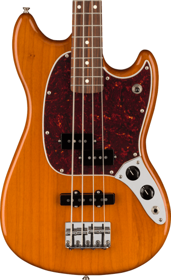 Fender Player Mustang Bass PJ Pau Ferro Fingerboard, Aged Natural