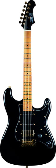 JET Guitars JS-400 HSS, Black, Gold Hardware
