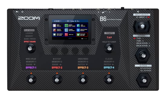 Zoom B6 Multi Effects Bass Guitar Processor