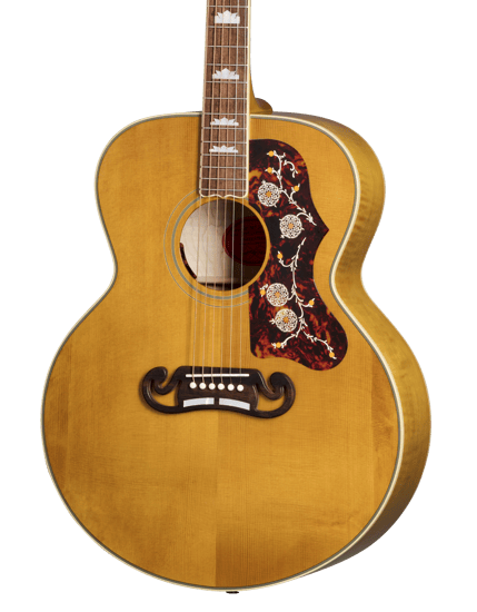 Epiphone Inspired by Gibson Custom 1957 SJ-200 Jumbo Electro Acoustic, Antique Natural
