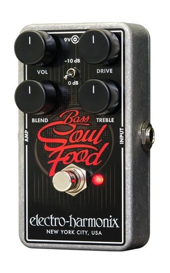 Electro-Harmonix Bass Soul Food Overdrive Pedal, Nearly New