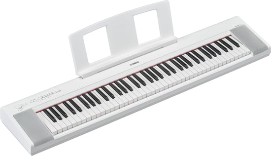 Yamaha Piaggero NP35 Digital Keyboard, White