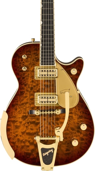 Gretsch Limited Edition G6134TQM-59 Quilt Classic Penguin, Forge Glow