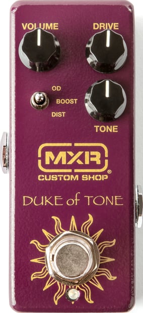MXR Duke Of Tone Overdrive Pedal Front