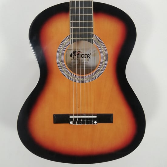Tiger CLG2 Classical Guitar Starter Pack, 3/4 Size, Sunburst, B-Stock